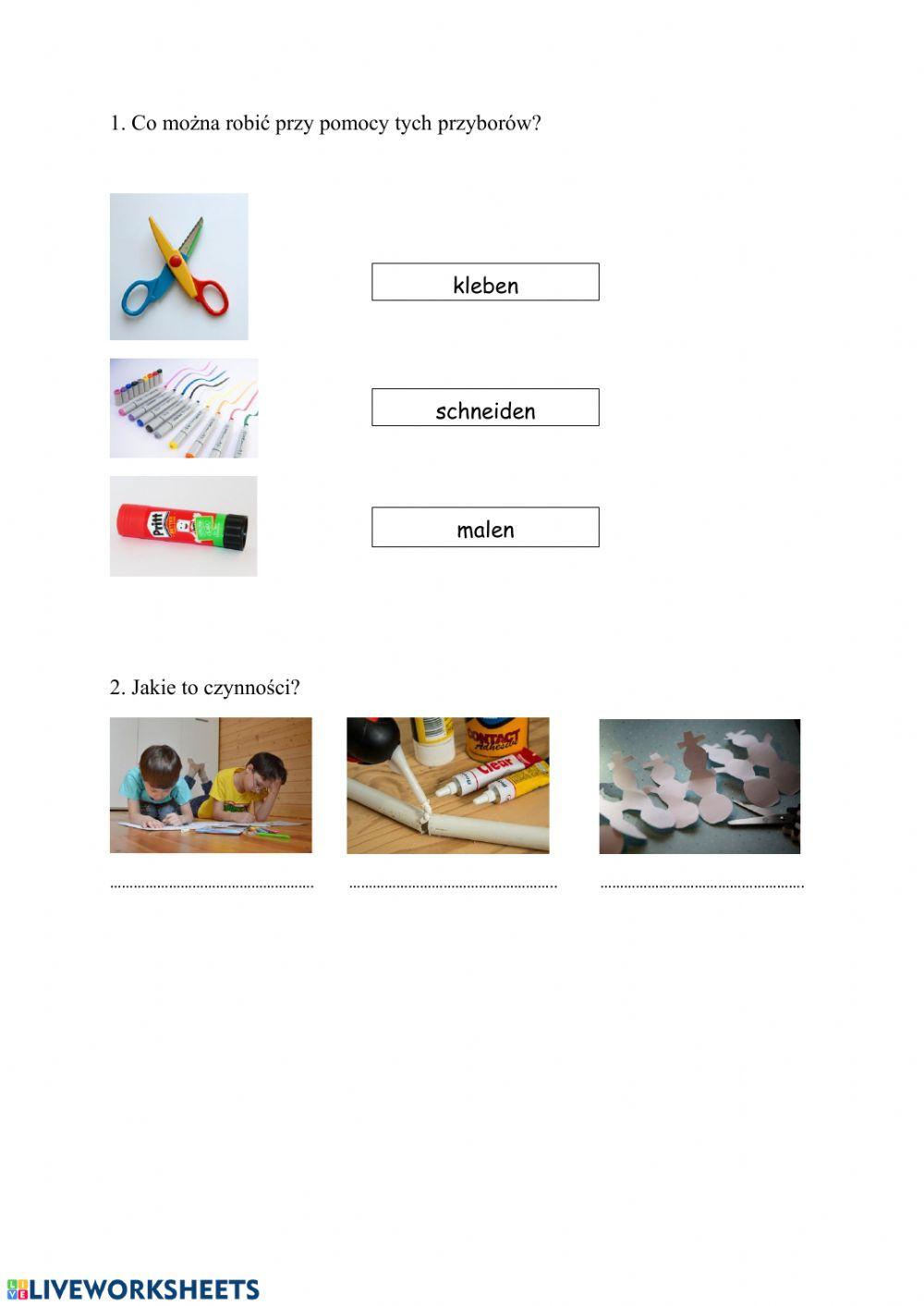 Deutsch mit Socke Sockes Mäppchen online exercise for | Live Worksheets