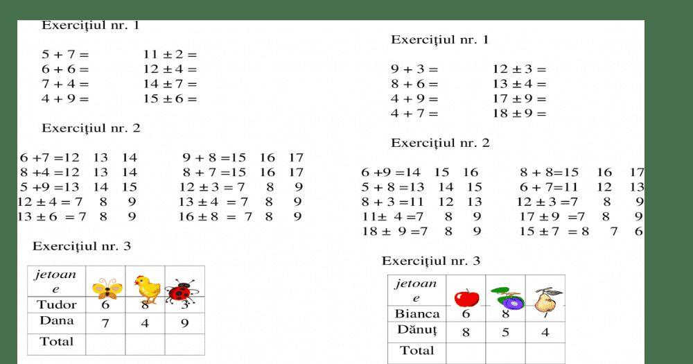Calcule Cl.1 worksheet | Live Worksheets