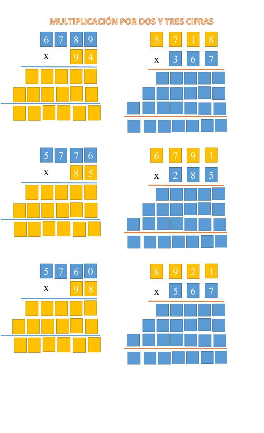 Multiplicación