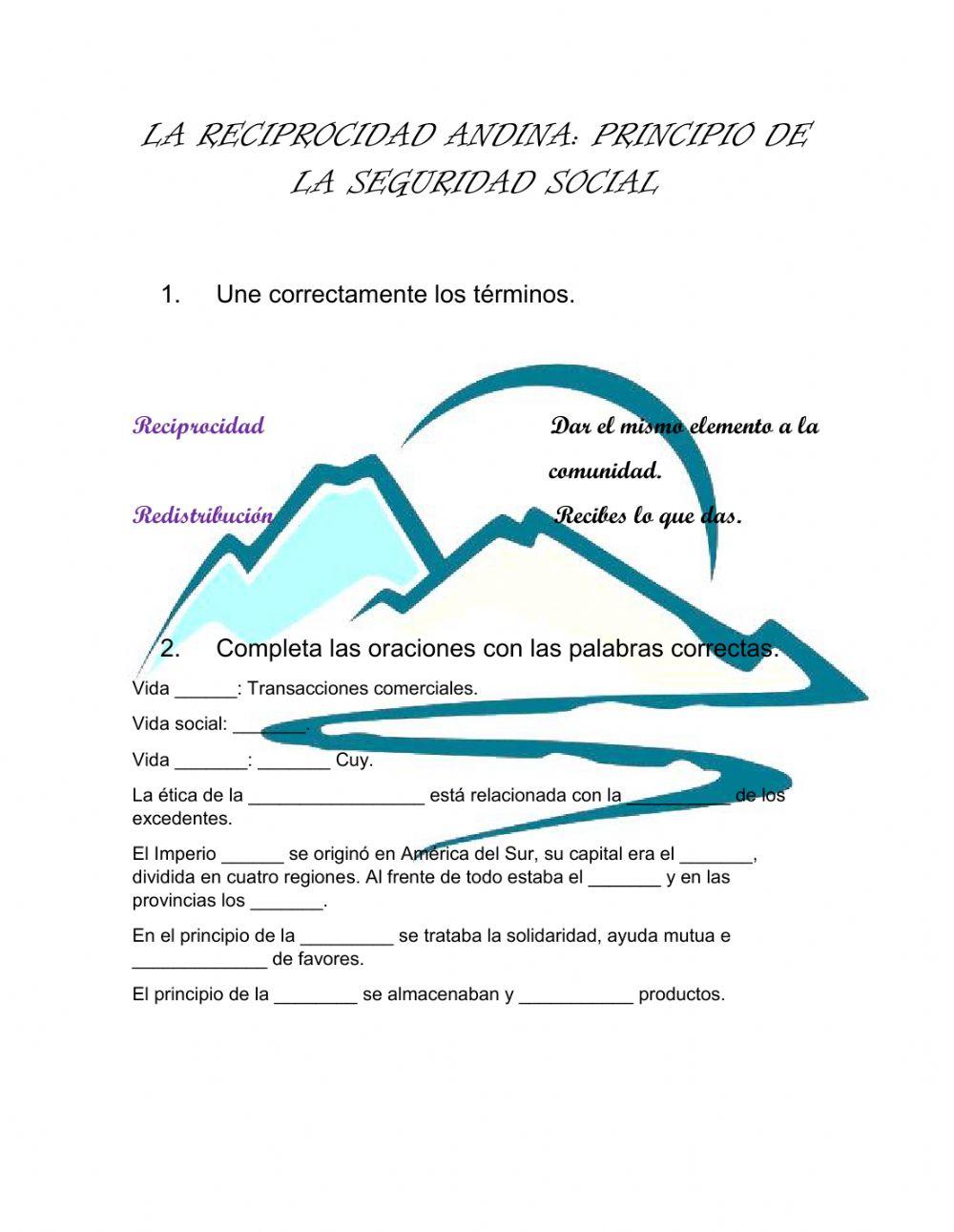 Reciprocidad andina: principio de de seguridad social