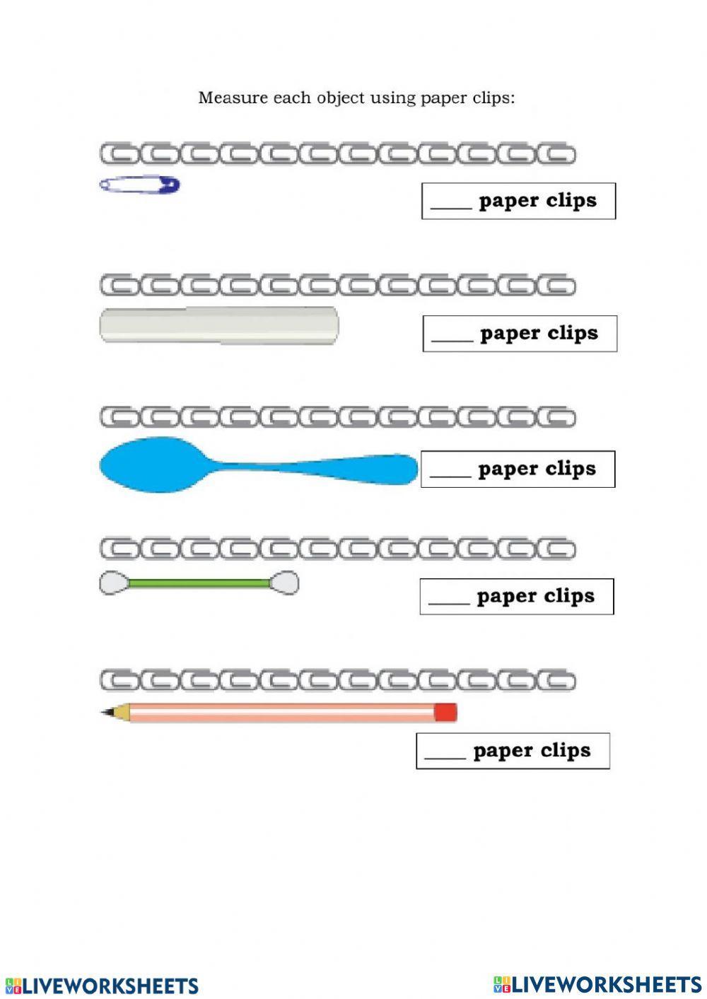 Measure using sub standard and standard units