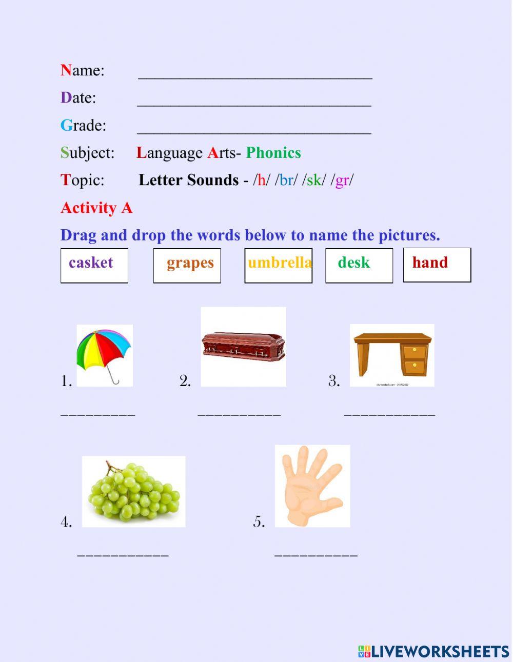 Phonics Graded Work