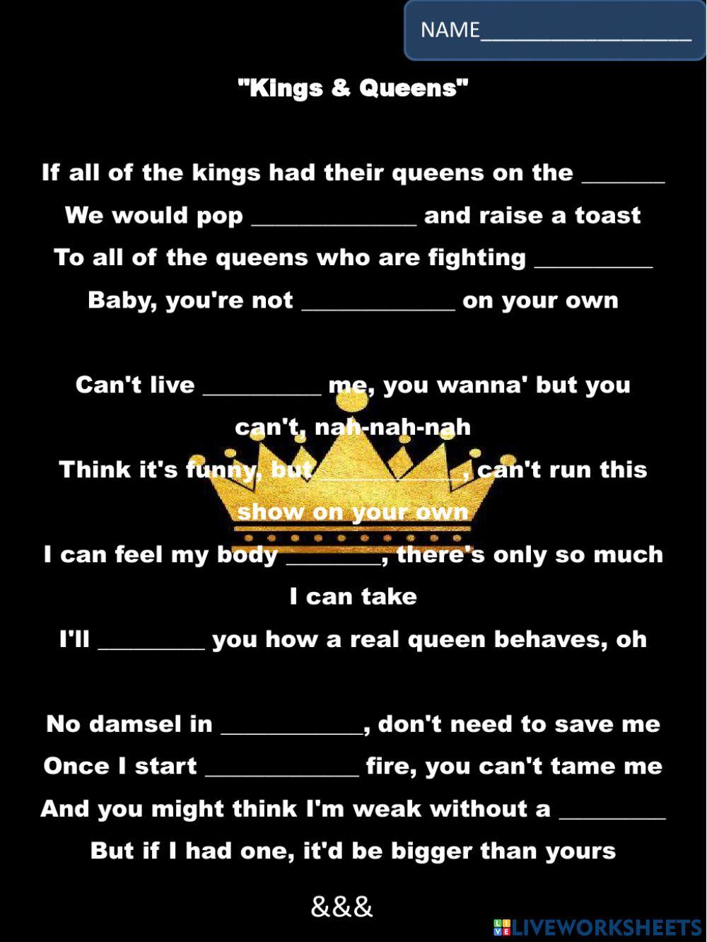 Kings & Queens - song and lyrics by Ava Max