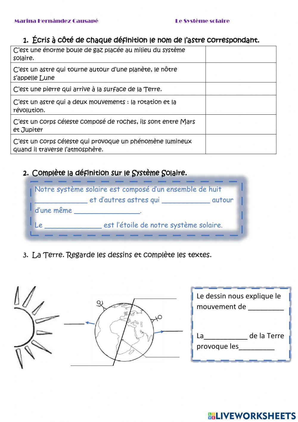 Le Système Solaire