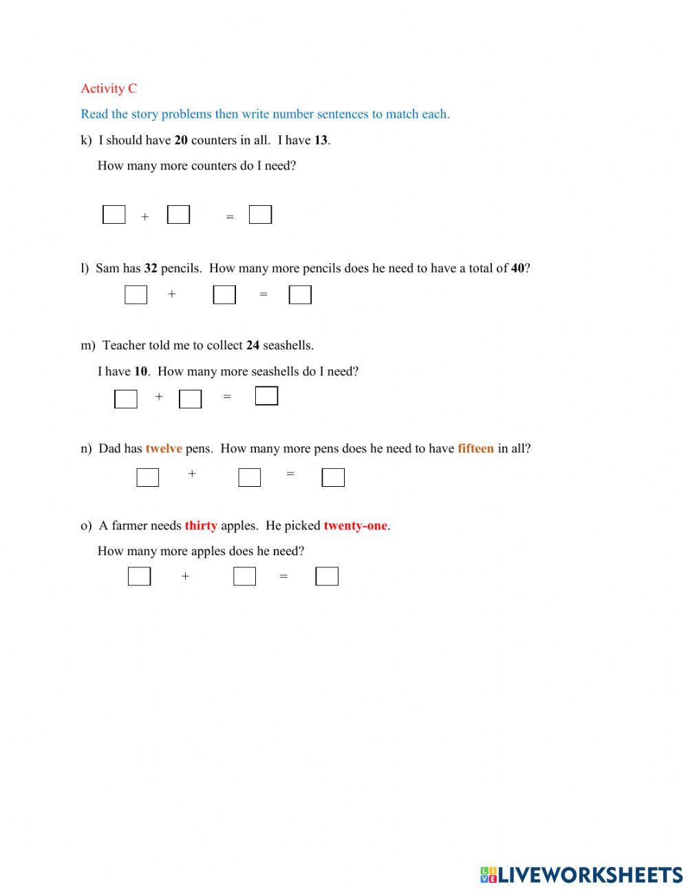 Grade 2 Algebra