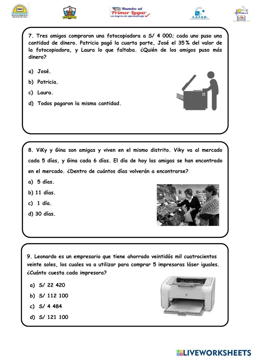 Evalaución de entrada