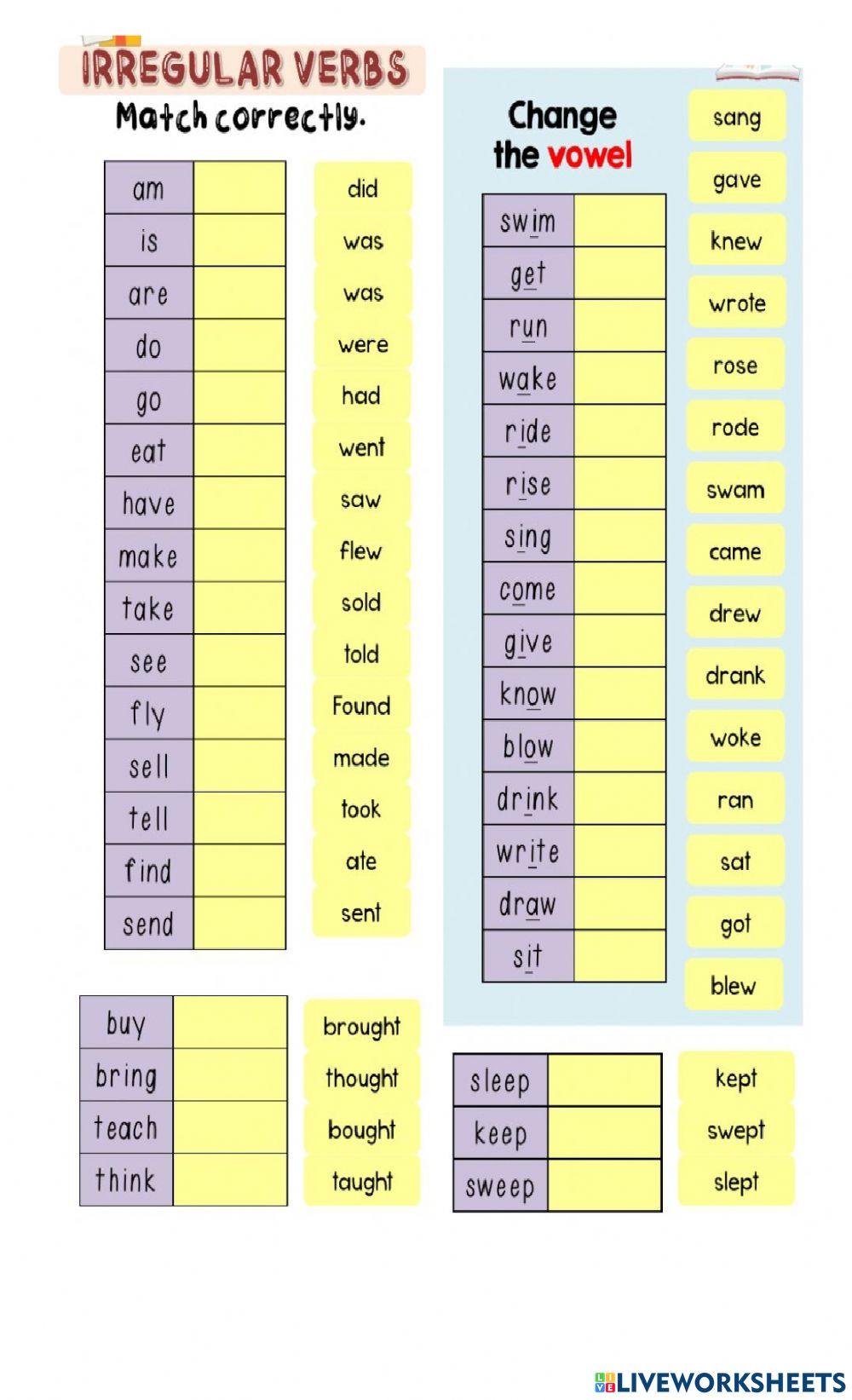 Simple past tense