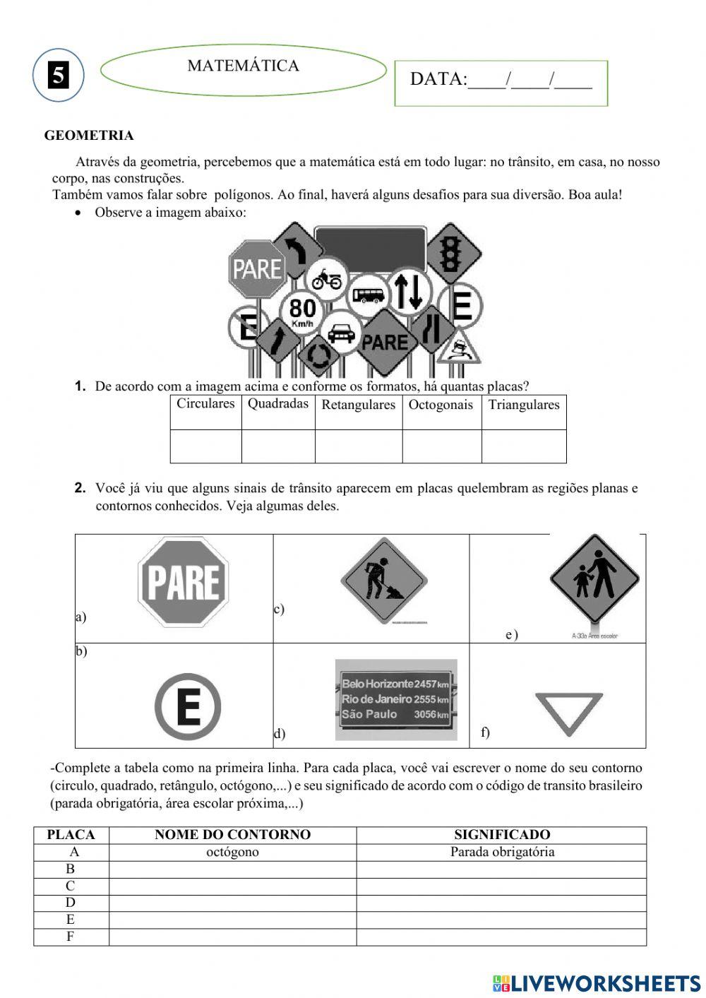 Formas Geométricas