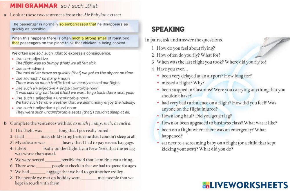 Mini grammar upper interactive worksheet | Live Worksheets