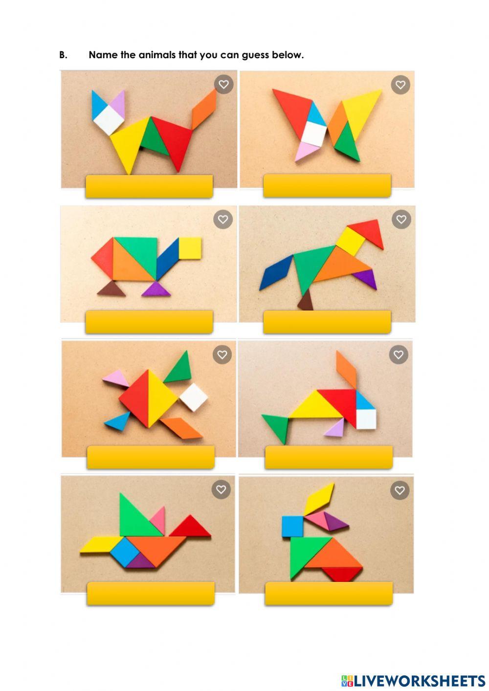 Year 1: Let's play - Tangrams and Shapes