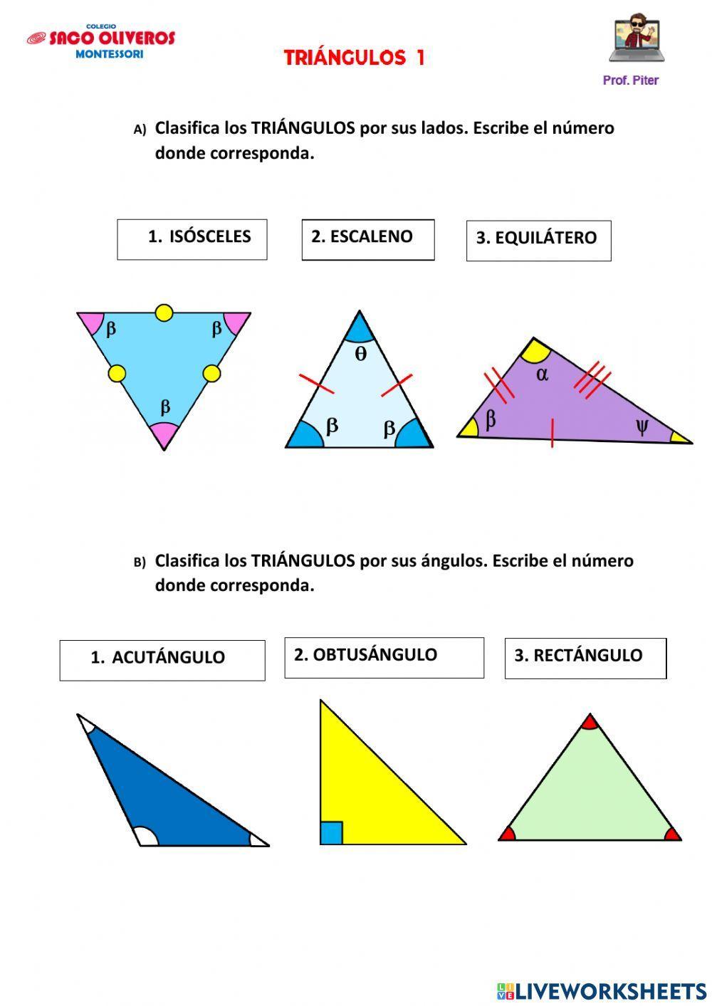 Clases de triángulos