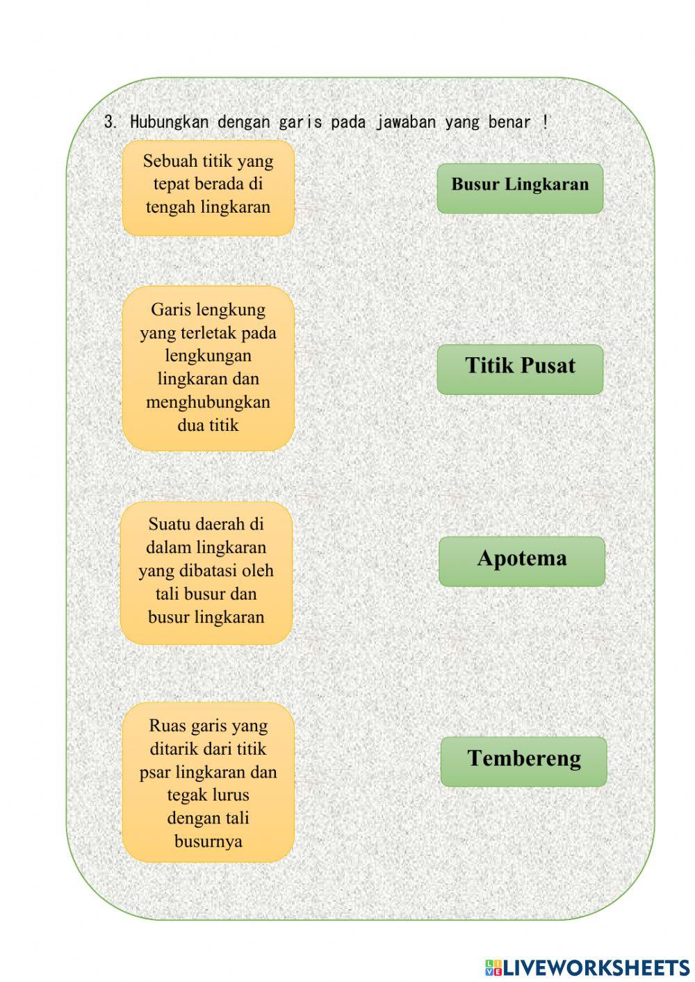 Mengenal lingkaran(Unsur Lingkaran)