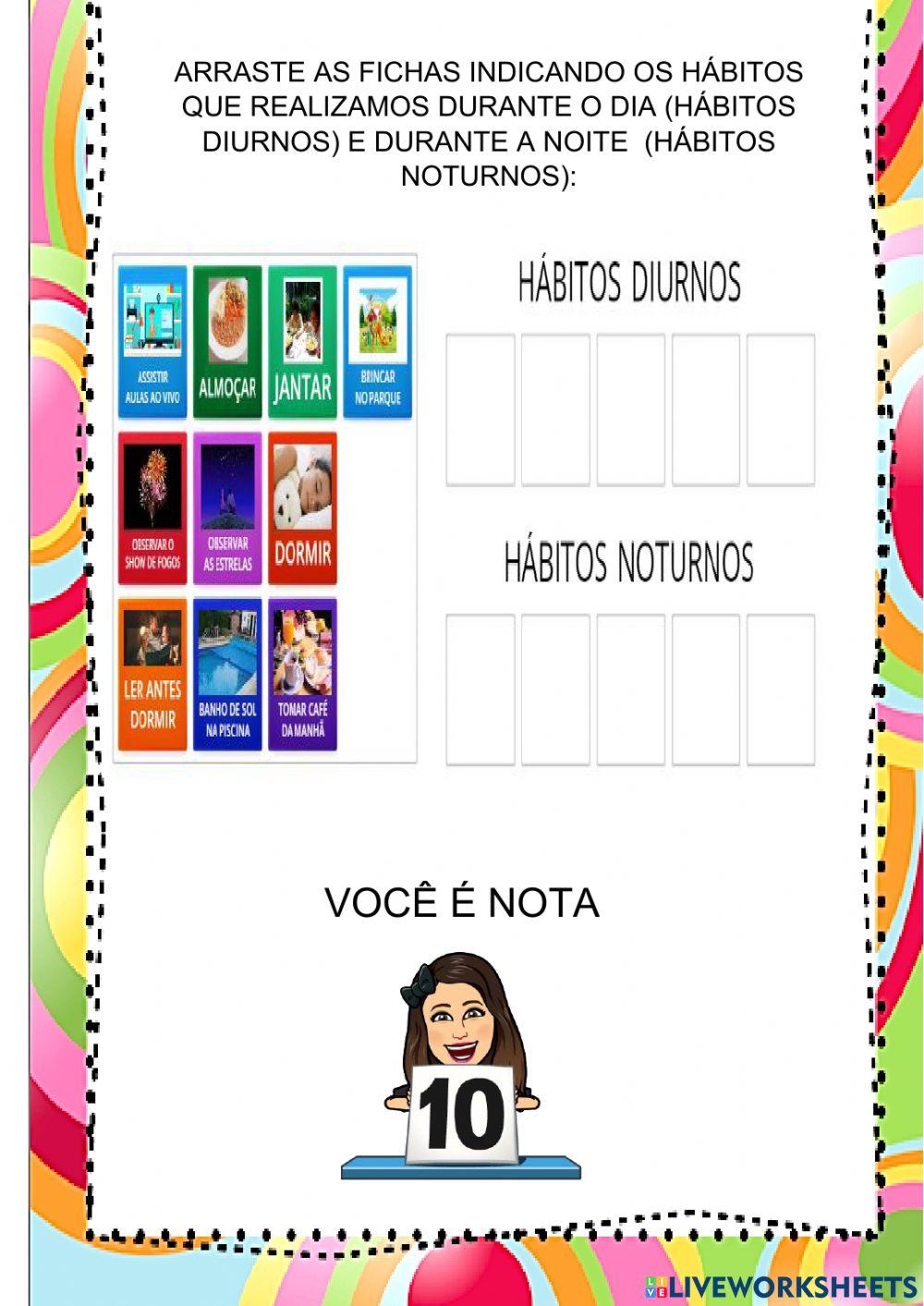 Trabalhando com o calendário e os hábitos diários