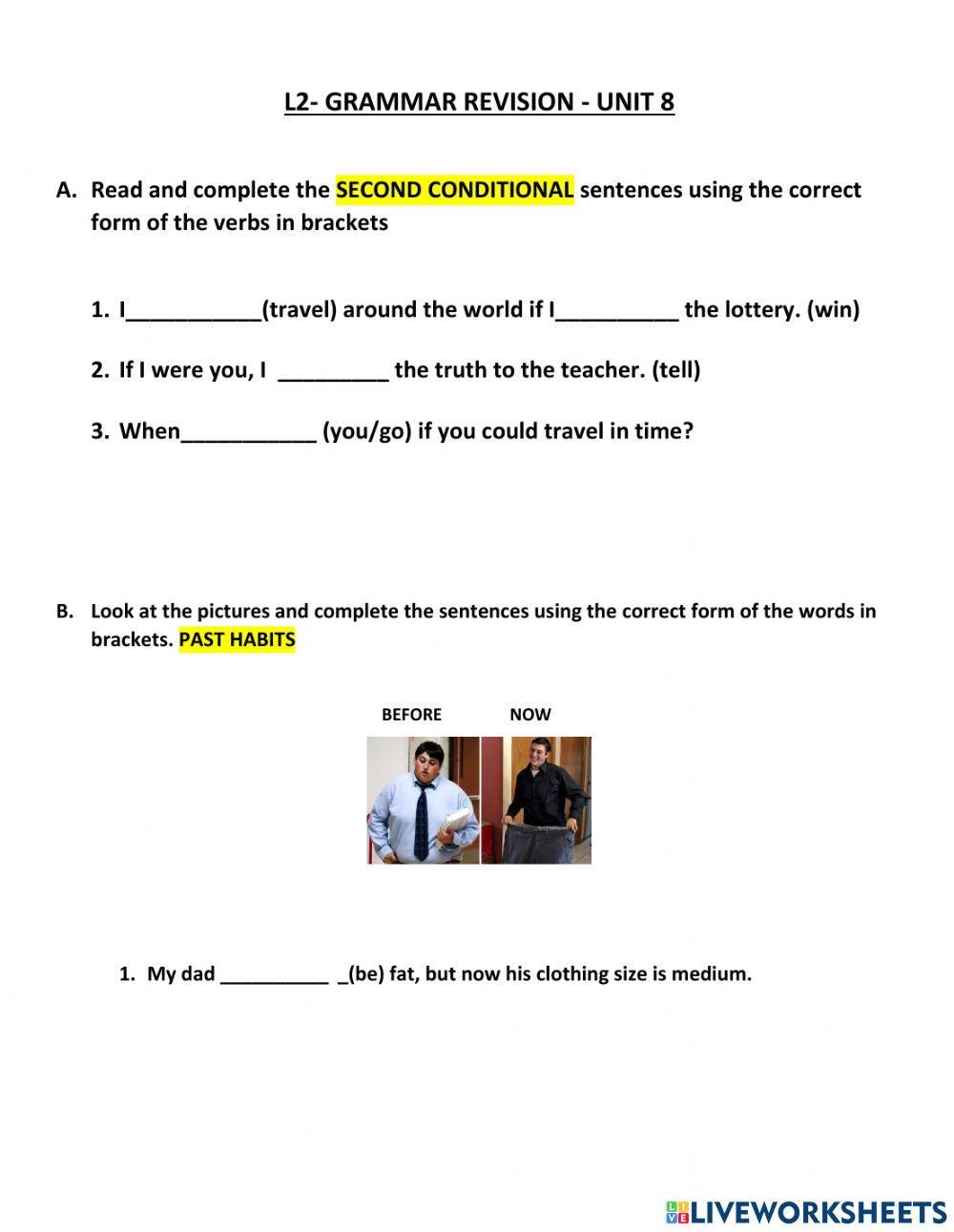 Revision unit 8 L2