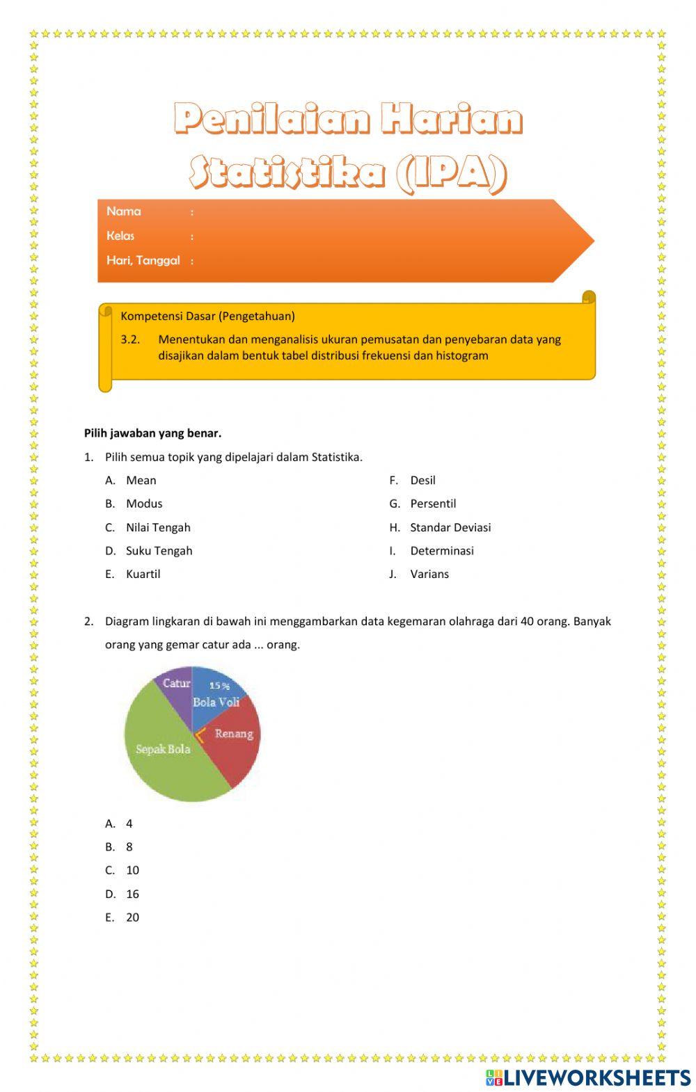 PH Statistika IPA