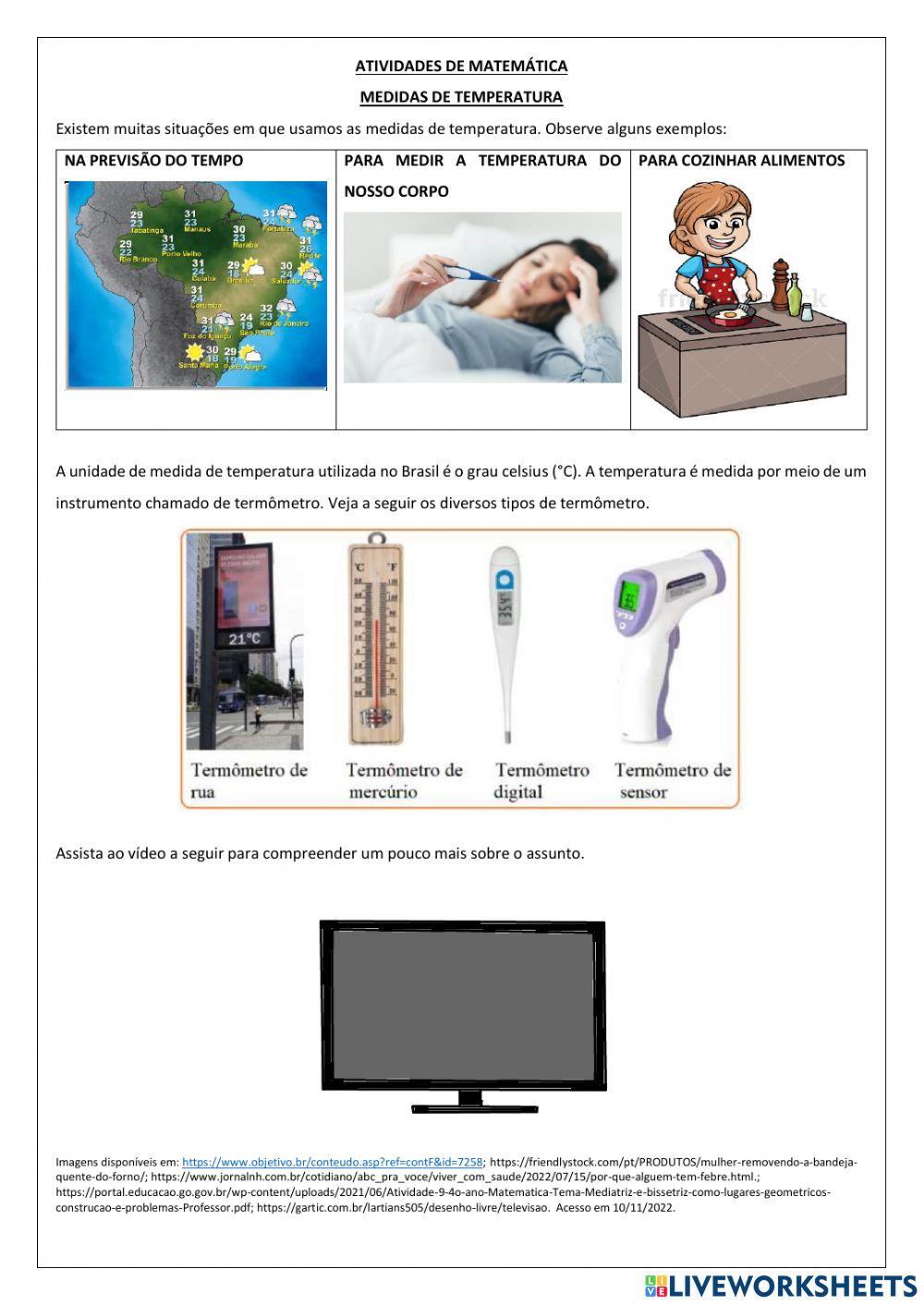 Medidas de temperatura