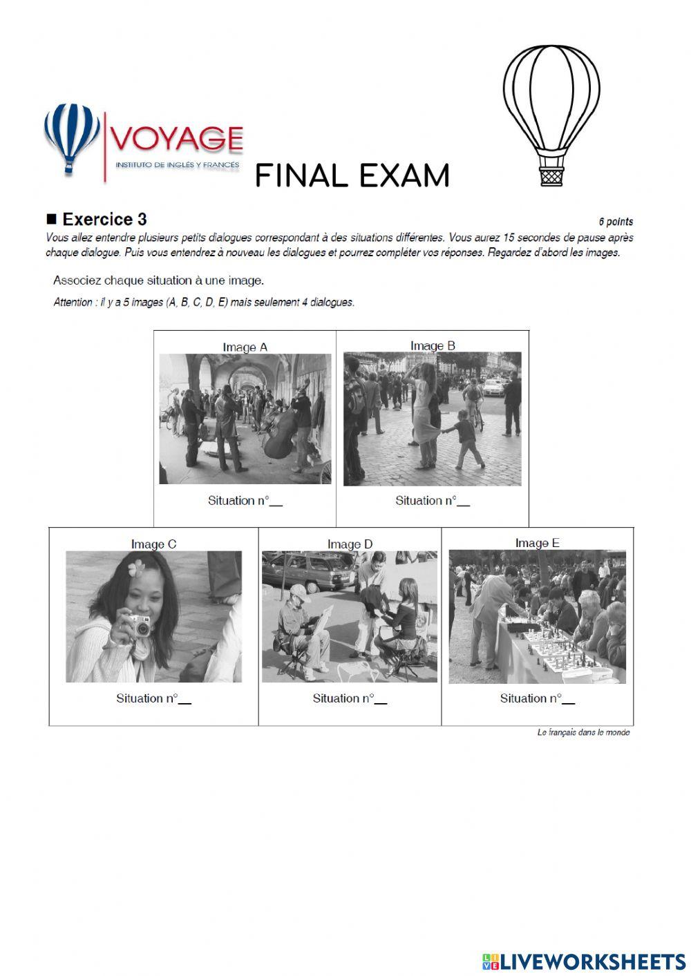Examen Final Français