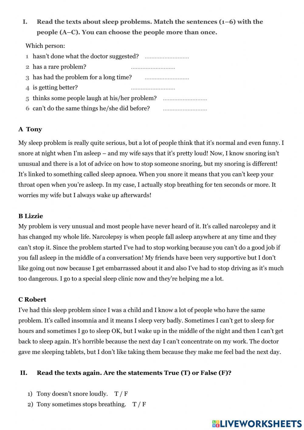 Gateway B1 Unit 4 Reading Test