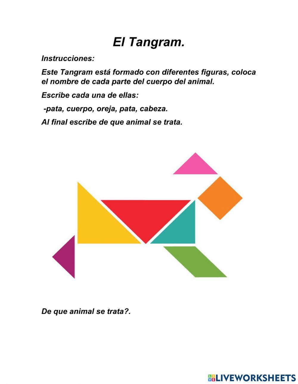 El tangram activity | Live Worksheets