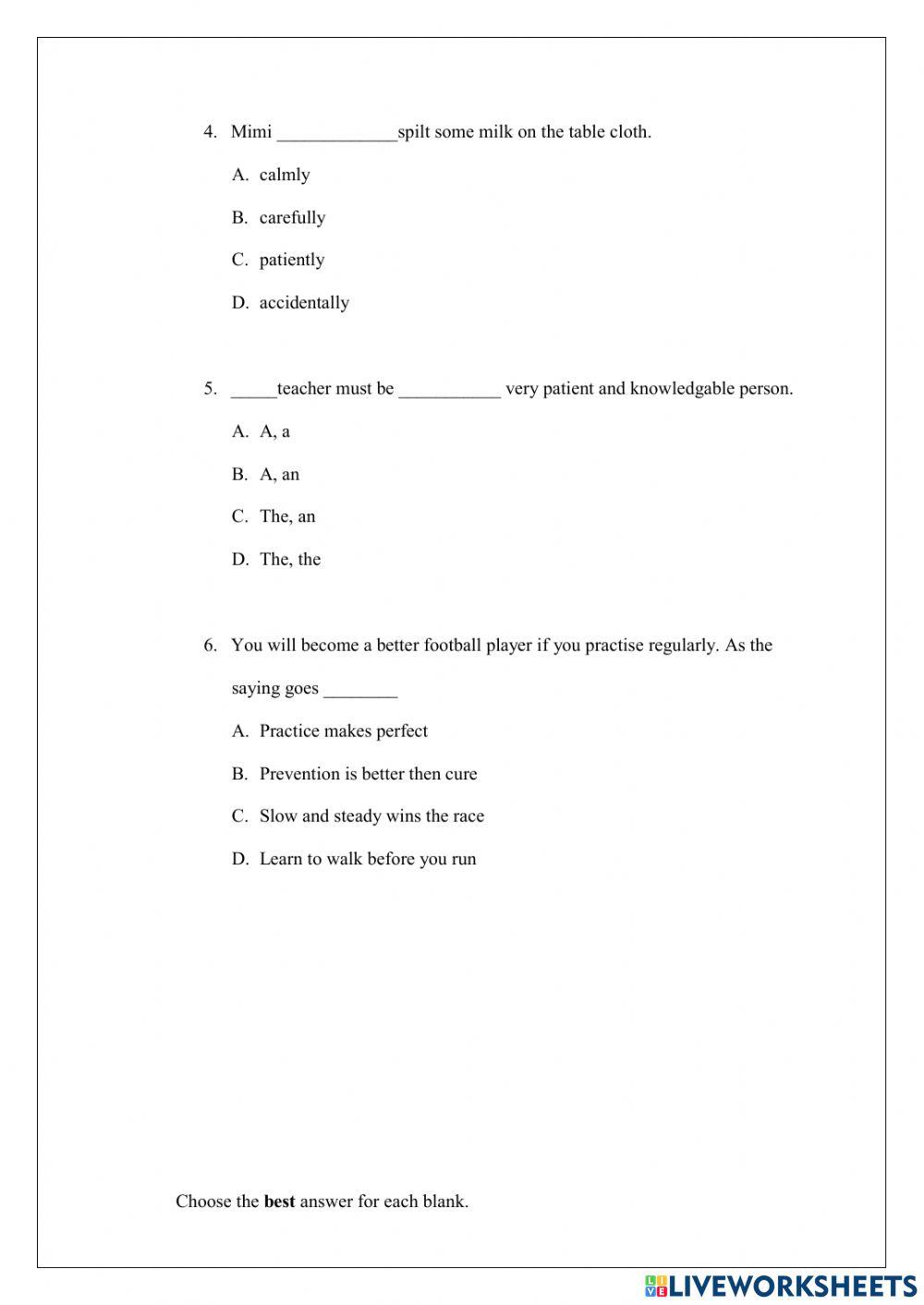 Praktis 1 : english upsr paper 1