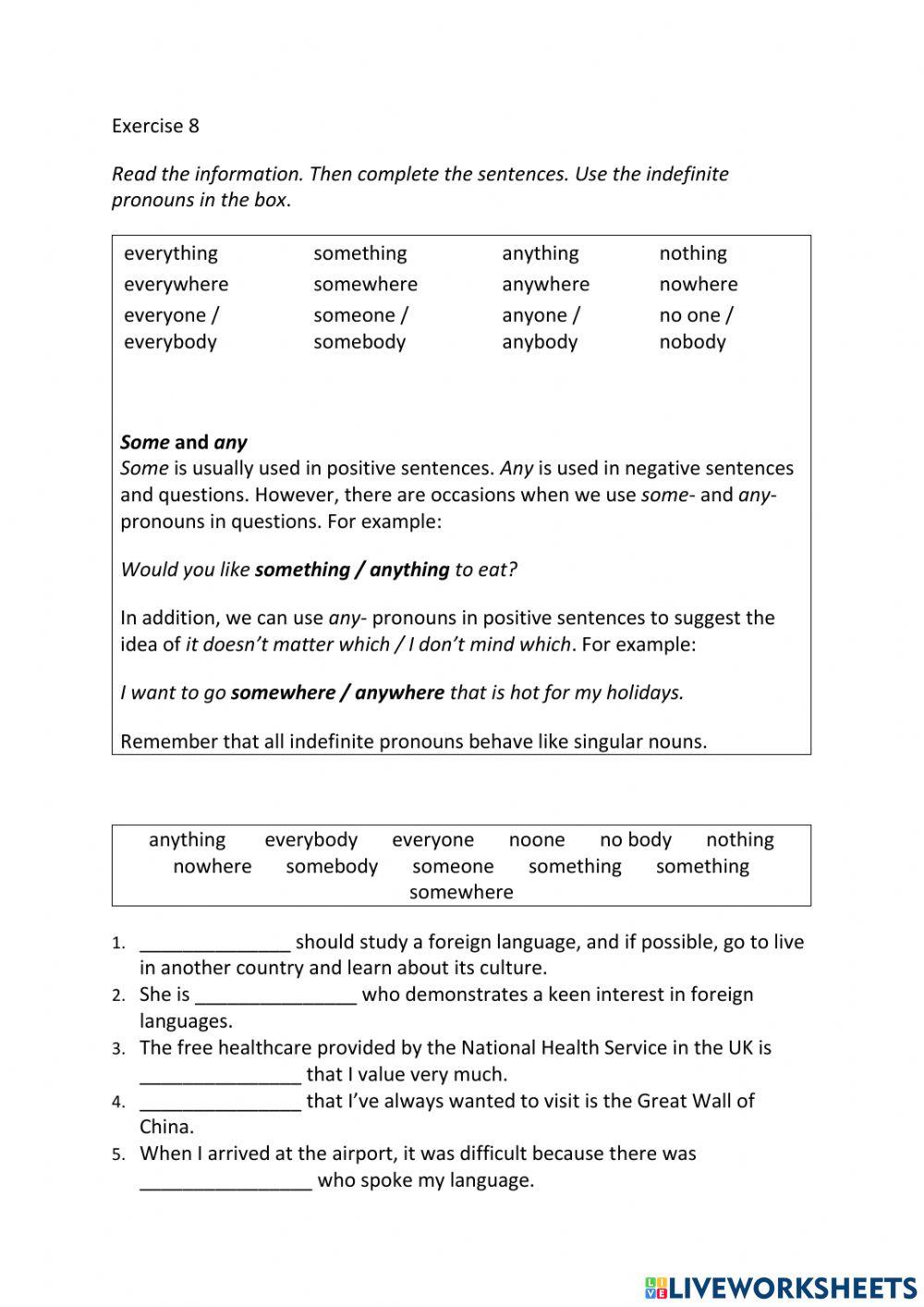 IE3, Unit 8, Grammar and Vocabulary, Exercise 8