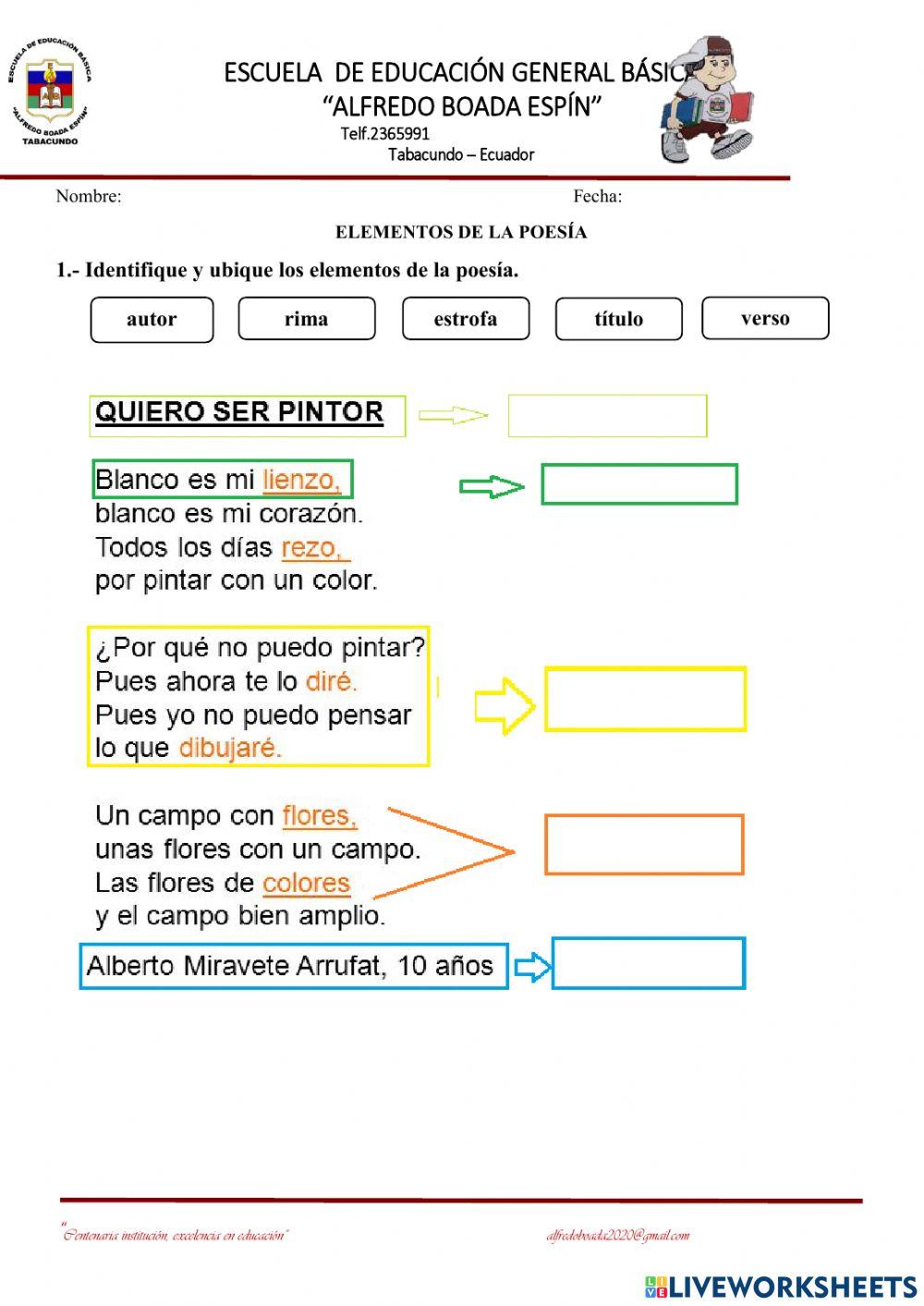 Elementos de la poesía