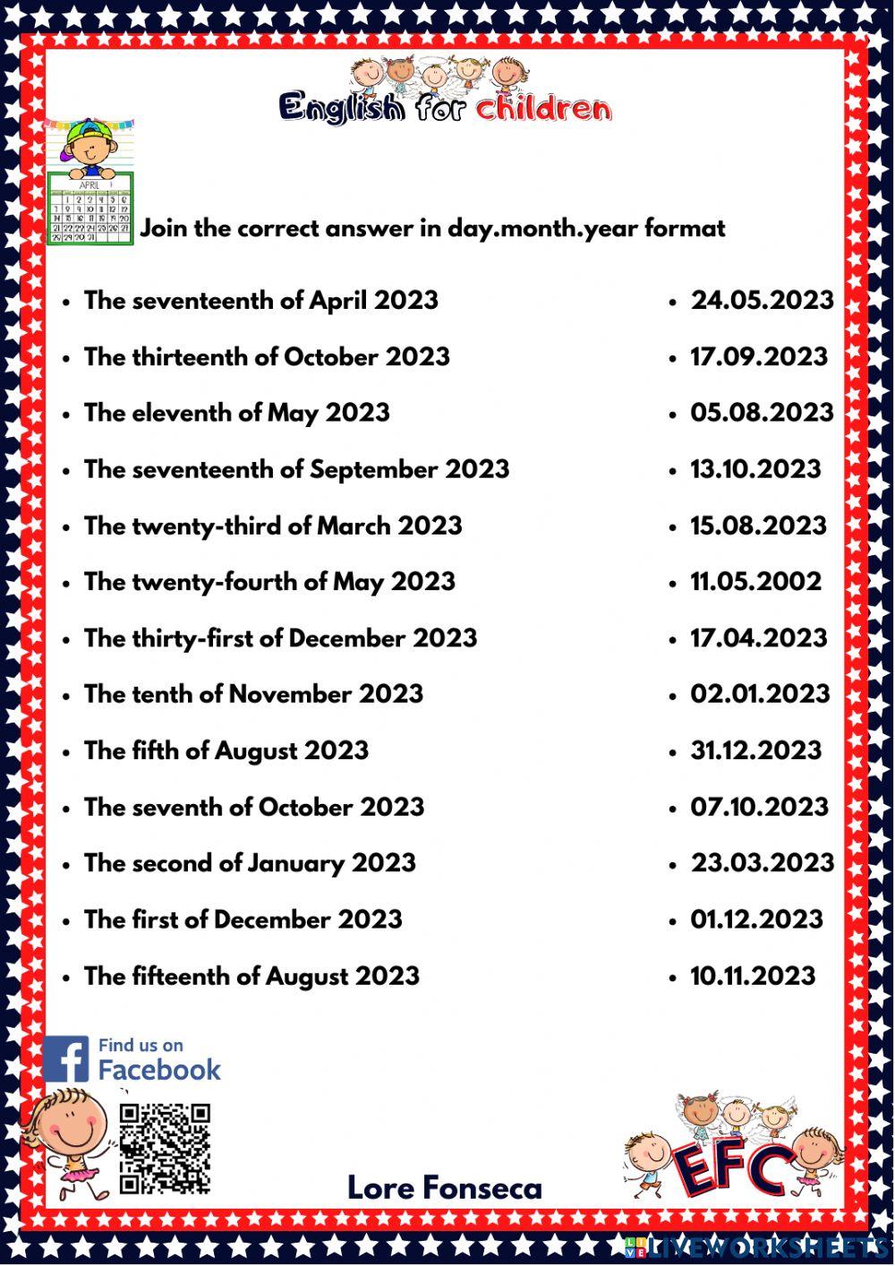 Dates by efc lore fonseca